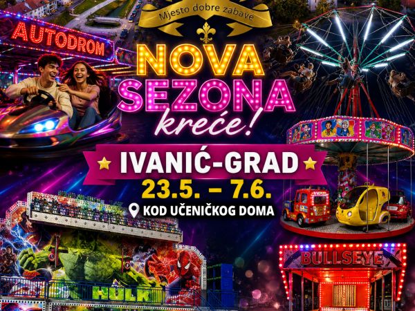 Lunapark Grine u Ivanić-Gradu - Festival igračaka + Dani grada Lunapark Grine u Ivanić-Gradu - Festival igračaka + Dani grada