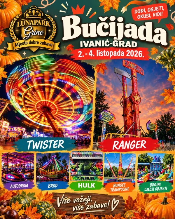 Od bundeve do adrenalina: Lunapark Grine u Ivanić-Gradu!