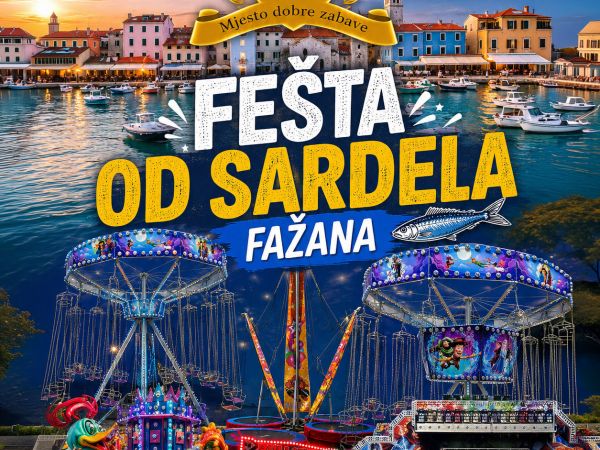 FAŽANA, STIŽEMO! Lunapark Grine x Fešta od sardela FAŽANA, STIŽEMO! Lunapark Grine x Fešta od sardela