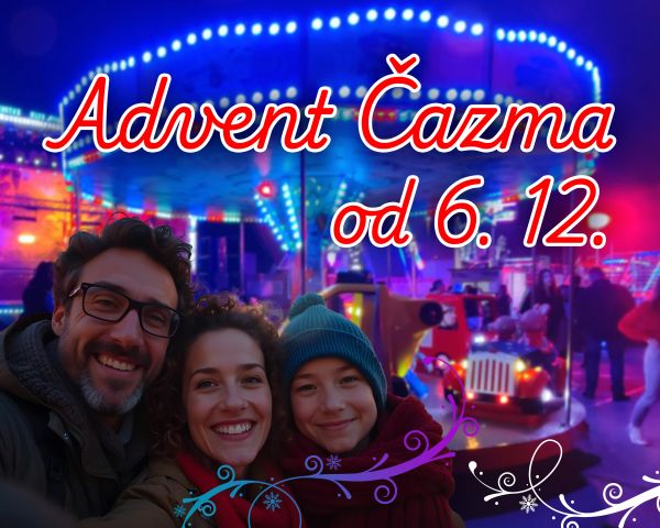 Advent u Čazmi - posjetite naš vrtuljak, doživite božićnu čaroliju