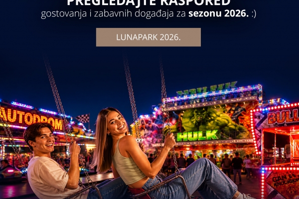 Sezona 2026. u Lunaparku Grine