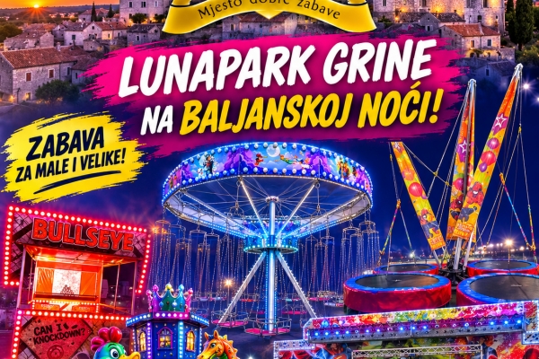 Baljanska noć je još zabavnija uz Lunapark Grine!