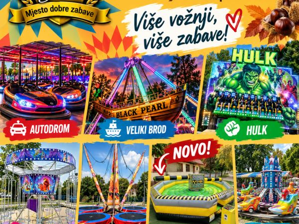 Lunapark Grine stiže na Kestenijadu u Hrvatskoj Kostajnici Lunapark Grine stiže na Kestenijadu u Hrvatskoj Kostajnici