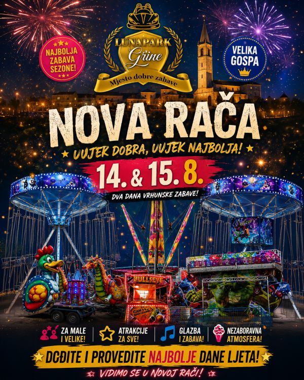 NOVA RAČA - Velika Gospa - najbolja zabava! NOVA RAČA - Velika Gospa - najbolja zabava!