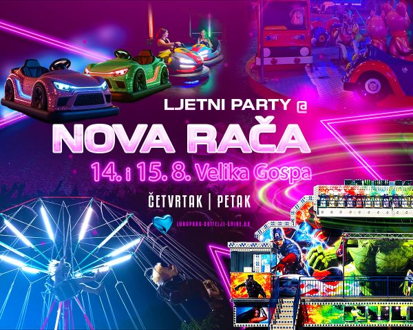 LUNAPARK GRINE U NOVOJ RAČI! LUNAPARK GRINE U NOVOJ RAČI!