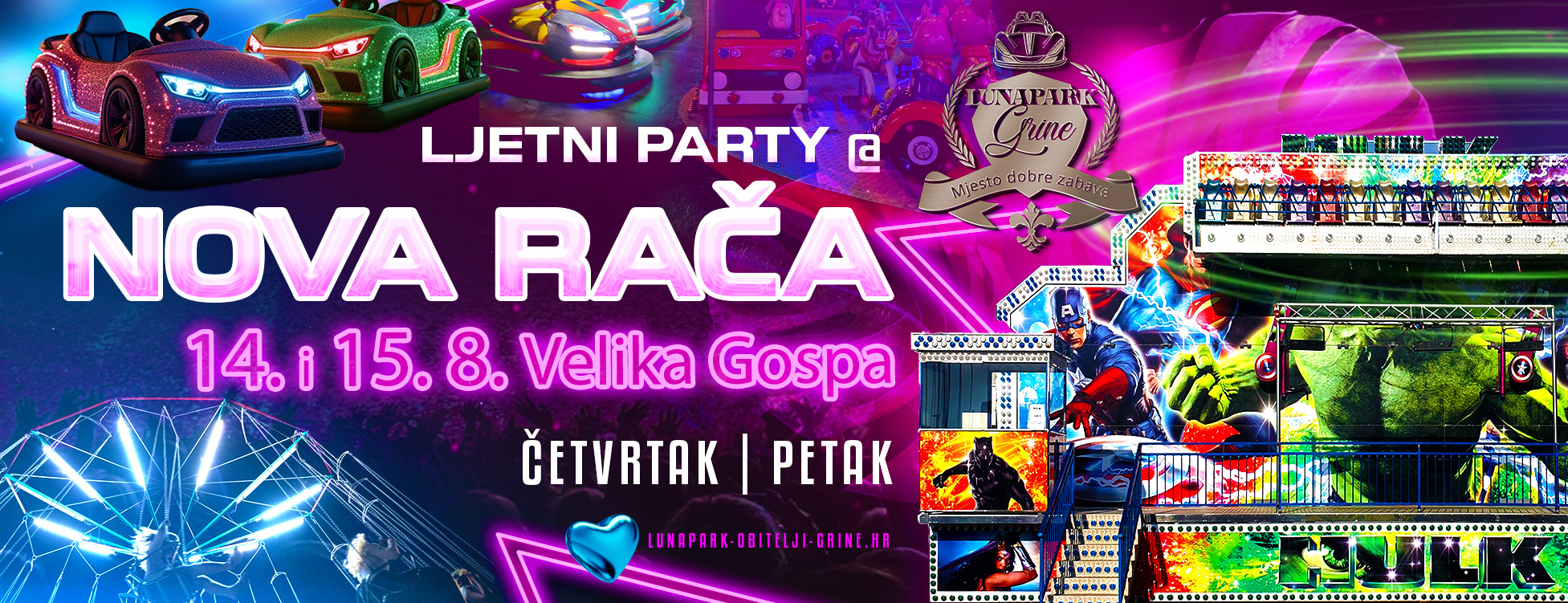 LUNAPARK GRINE U NOVOJ RAČI! LUNAPARK GRINE U NOVOJ RAČI!